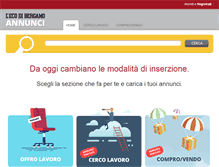 Tablet Screenshot of inserto.ecodibergamo.it
